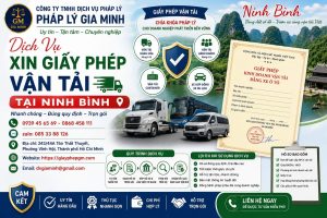 Dịch Vụ Xin Giấy Phép Vận Tải Tại Ninh Bình