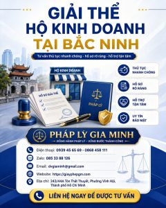 Giải thể hộ kinh doanh tại Bắc Ninh