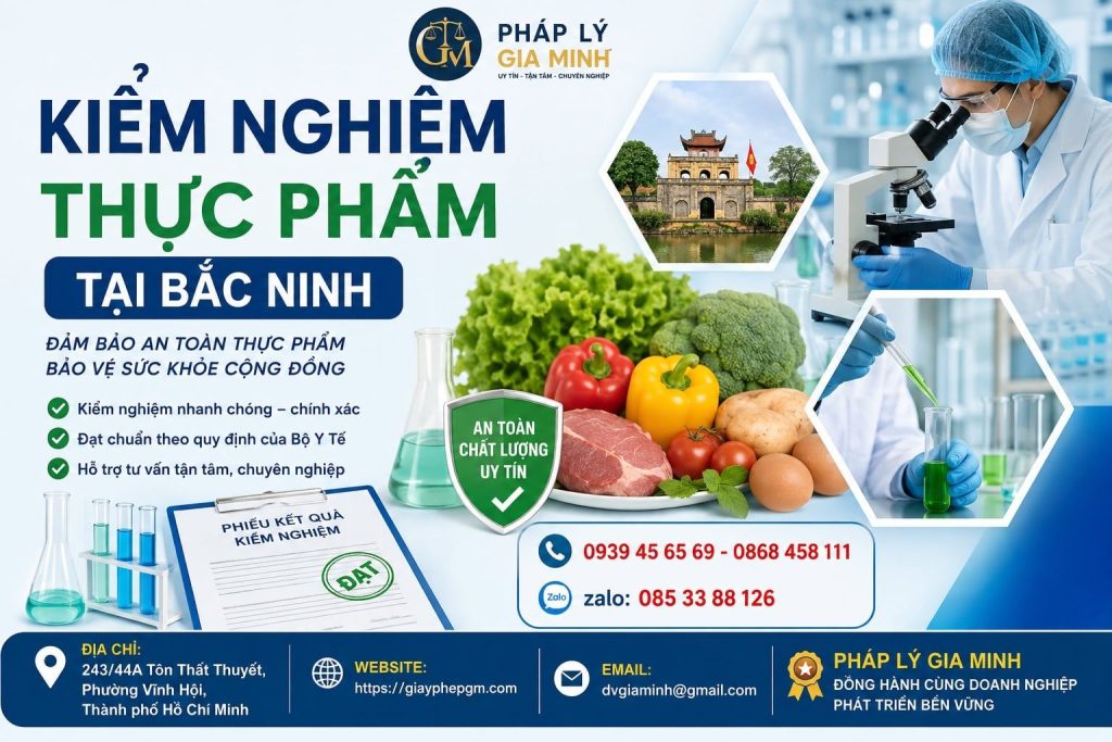 Kiểm nghiệm thực phẩm tại Bắc Ninh
