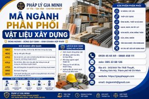 Mã Ngành Phân Phối Vật Liệu Xây Dựng