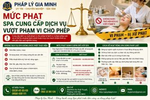 Mức Phạt Spa Cung Cấp Dịch Vụ Vượt Phạm Vi Cho Phép