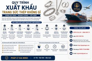 Quy trình xuất khẩu trang sức thép không gỉ