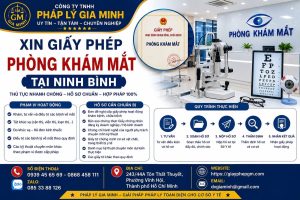 Xin giấy phép phòng khám mắt tại Ninh Bình