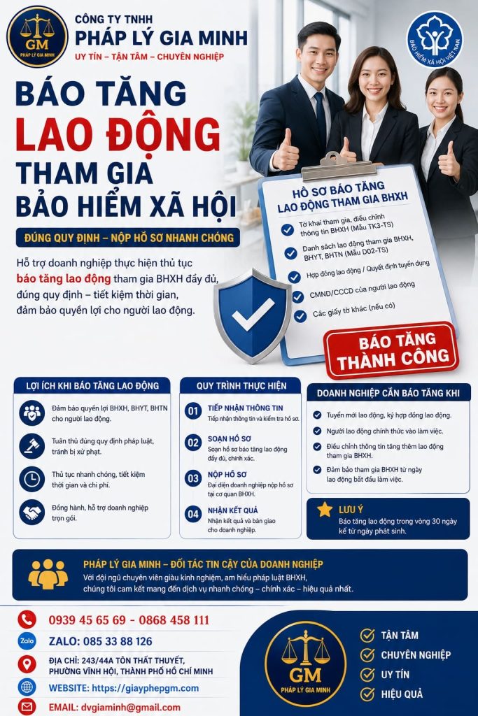 Báo tăng lao động tham gia bảo hiểm xã hội
