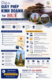 Dịch vụ giấy phép kinh doanh tại Huế