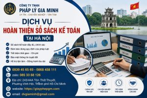 Dịch vụ hoàn thiện sổ sách kế toán tại Hà Nội
