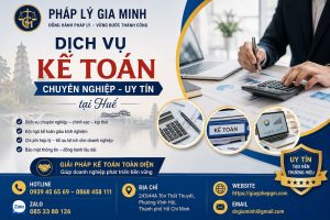 Dịch vụ kế toán chuyên nghiệp uy tín tại Huế