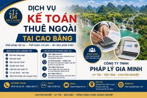 Dịch vụ kế toán thuê ngoài tại Cao Bằng