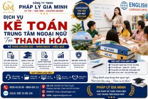 Dịch Vụ Kế Toán Trung Tâm Ngoại Ngữ Tại Thanh Hóa