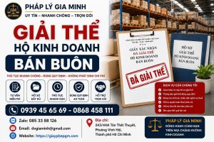 Giải thể hộ kinh doanh bán buôn