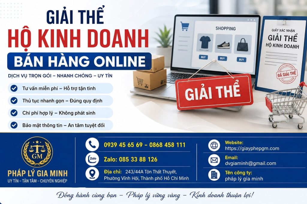 Giải thể hộ kinh doanh bán hàng online – Chốt đơn, COD và hàng tồn trước khi đóng toàn bộ kênh bán 1 Giải thể hộ kinh doanh bán hàng online