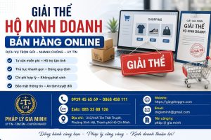 Giải thể hộ kinh doanh bán hàng online