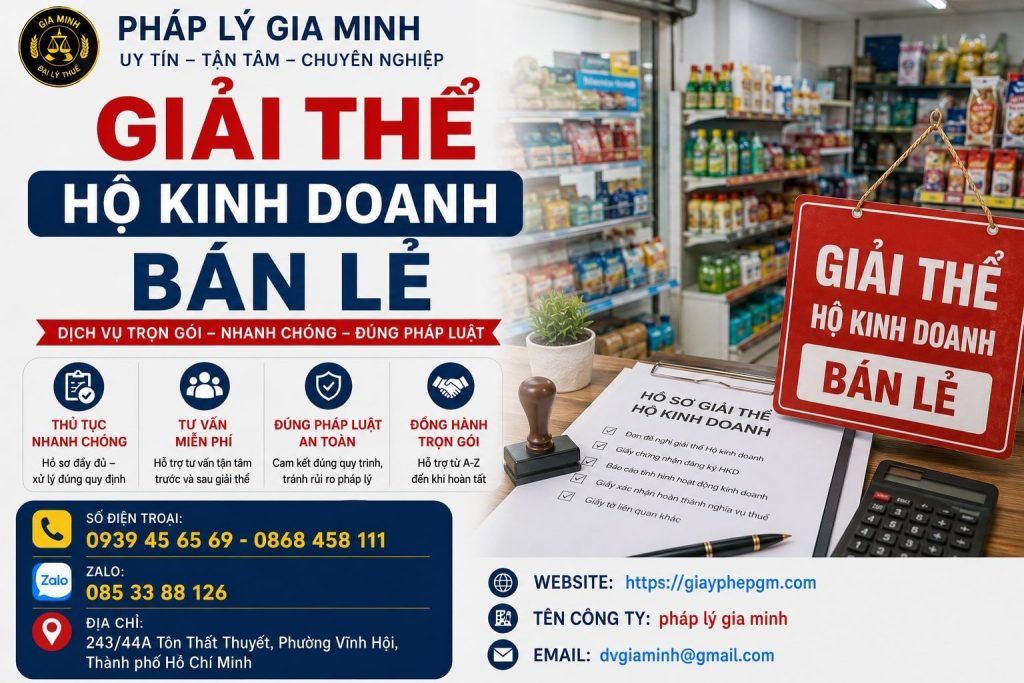 Giải thể hộ kinh doanh bán lẻ – Chốt hàng tồn, doanh thu và công nợ trước khi đóng điểm bán 1 Giải thể hộ kinh doanh bán lẻ