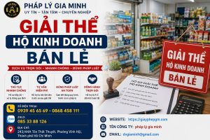 Giải thể hộ kinh doanh bán lẻ
