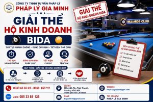 Giải thể hộ kinh doanh bida