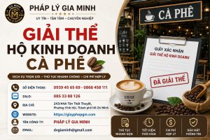 Giải thể hộ kinh doanh cà phê