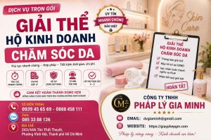 Giải thể hộ kinh doanh chăm sóc da