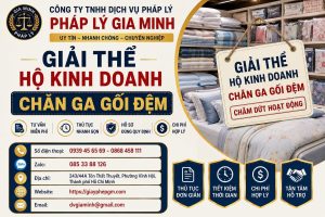Giải thể hộ kinh doanh chăn ga gối đệm