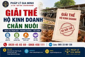 Giải thể hộ kinh doanh chăn nuôi