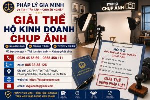 Giải thể hộ kinh doanh chụp ảnh