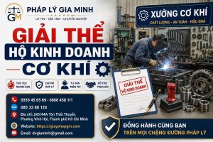 Giải thể hộ kinh doanh cơ khí
