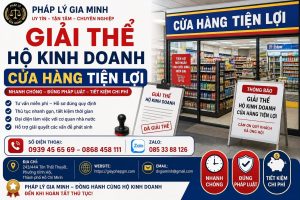 Giải thể hộ kinh doanh cửa hàng tiện lợi