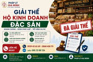 Giải thể hộ kinh doanh đặc sản