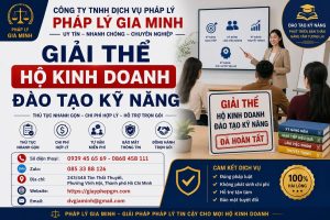 Giải thể hộ kinh doanh đào tạo kỹ năng