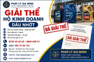 Giải thể hộ kinh doanh dầu nhớt