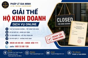 Giải thể hộ kinh doanh dịch vụ online
