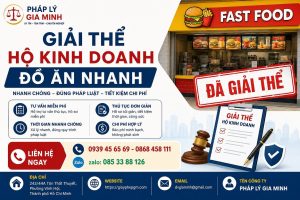 Giải thể hộ kinh doanh đồ ăn nhanh