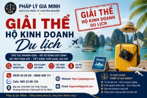Giải thể hộ kinh doanh du lịch
