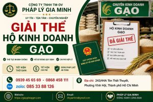 Giải thể hộ kinh doanh gạo