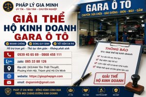 Giải thể hộ kinh doanh gara ô tô