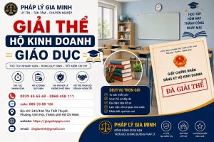 Giải thể hộ kinh doanh giáo dục