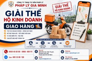 Giải thể hộ kinh doanh giao hàng