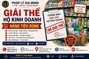 Giải thể hộ kinh doanh hàng tiêu dùng