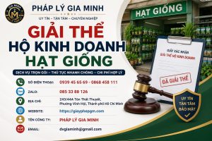 Giải thể hộ kinh doanh hạt giống