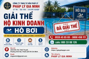 Giải thể hộ kinh doanh hồ bơi