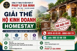 Giải thể hộ kinh doanh homestay