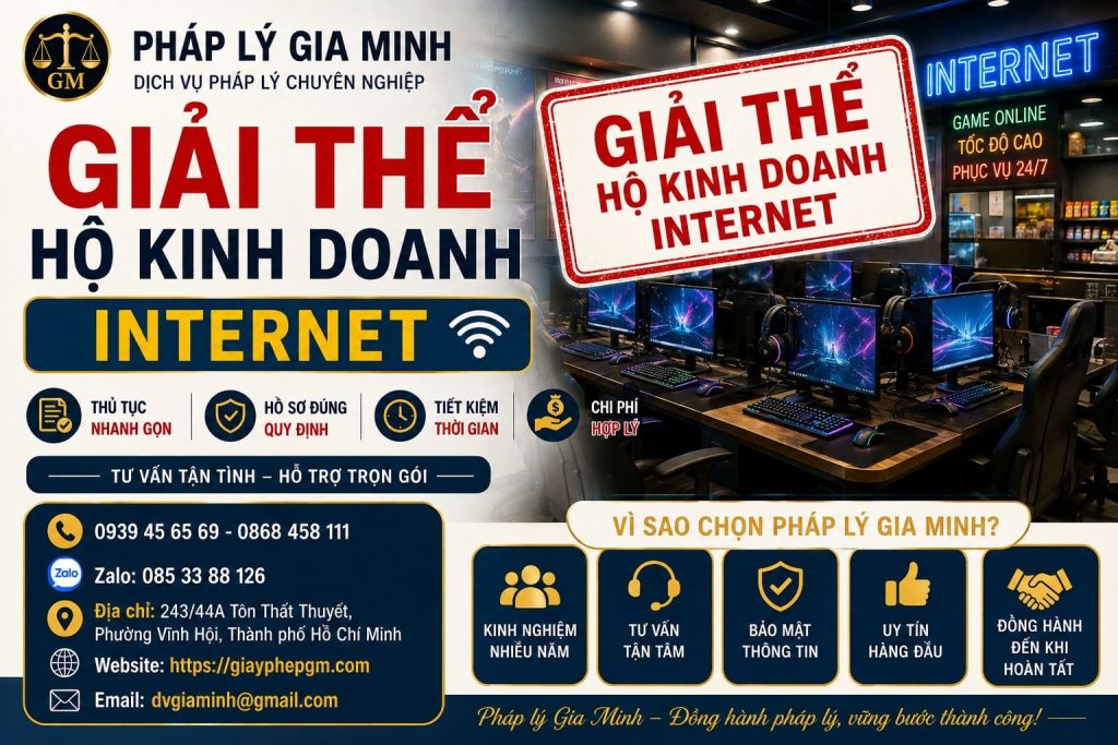 Giải thể hộ kinh doanh internet – Chốt tài khoản khách, thiết bị mạng và hợp đồng trước khi đóng cửa 1 Giải thể hộ kinh doanh internet