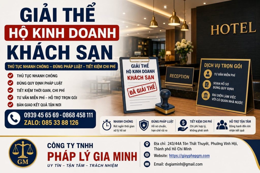 Giải thể hộ kinh doanh khách sạn