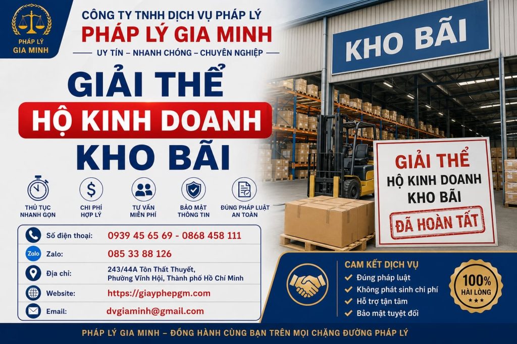 Giải thể hộ kinh doanh kho bãi