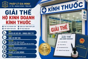 Giải thể hộ kinh doanh kính thuốc