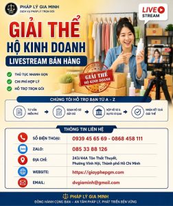 Giải thể hộ kinh doanh livestream bán hàng