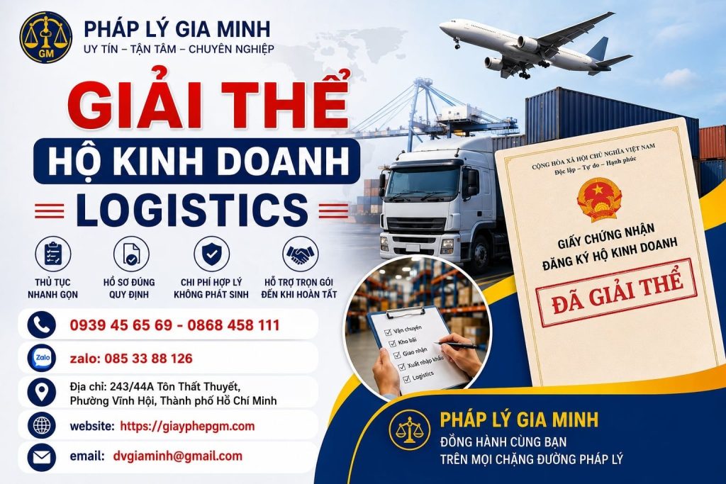 Giải thể hộ kinh doanh logistics