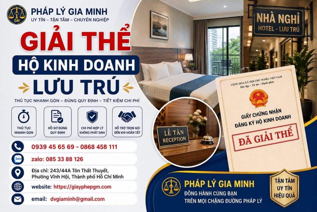 Giải thể hộ kinh doanh lưu trú