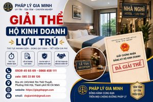 Giải thể hộ kinh doanh lưu trú