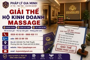 Giải thể hộ kinh doanh massage
