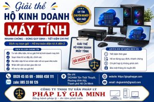 Giải thể hộ kinh doanh máy tính